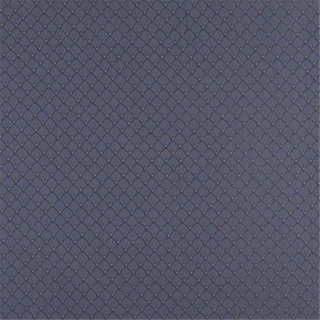 Designer Fabrics D358 54 In. Wide ; Blue And Gold Small Scale Shell Jacquard Woven Upholstery Fabric